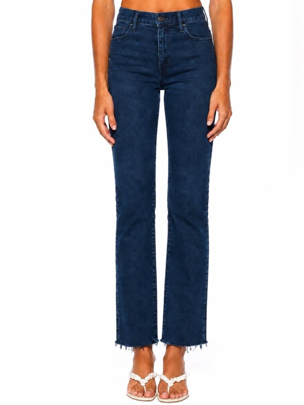 MOTHER The Hustler Ankle Fray Jean